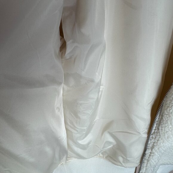 Teddy Oversized Bomber Jacket Size: S NWOT - Picture 9 of 11